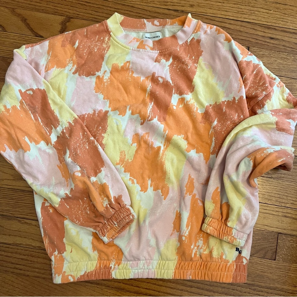 Bobo Choses Colorful Tie-Dye Sweatshirt